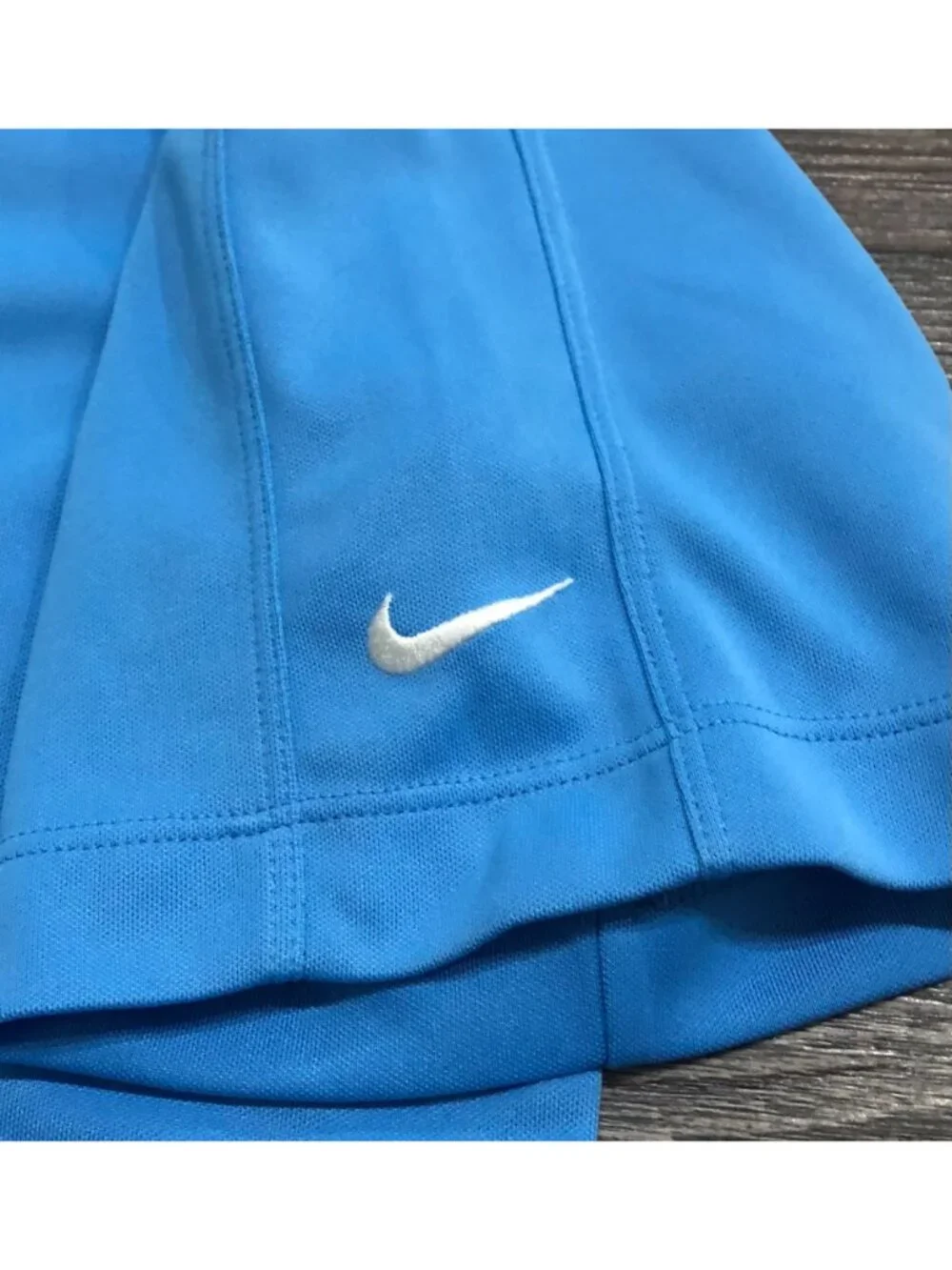 Nike Golf Mens Medium Blue Short Sleeve Dri Fit Polo Shirt